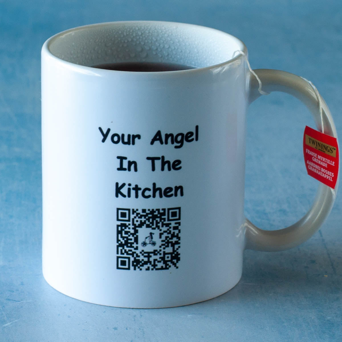 Your Guardian Angel Mug w QR code 11oz